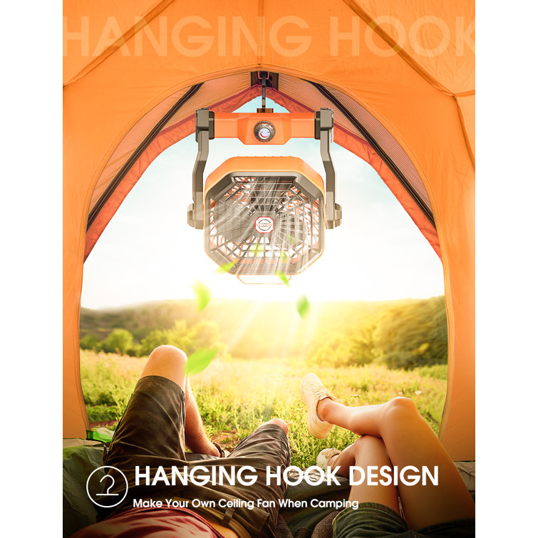 Generic Portable Fan Camping Fan For Tents 7800mah Battery